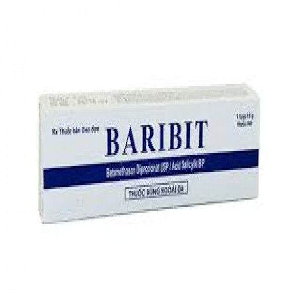 Baribit (Betamethasone Acid Salicylic) Bôi _Pakistan (Tuýp15Gram)