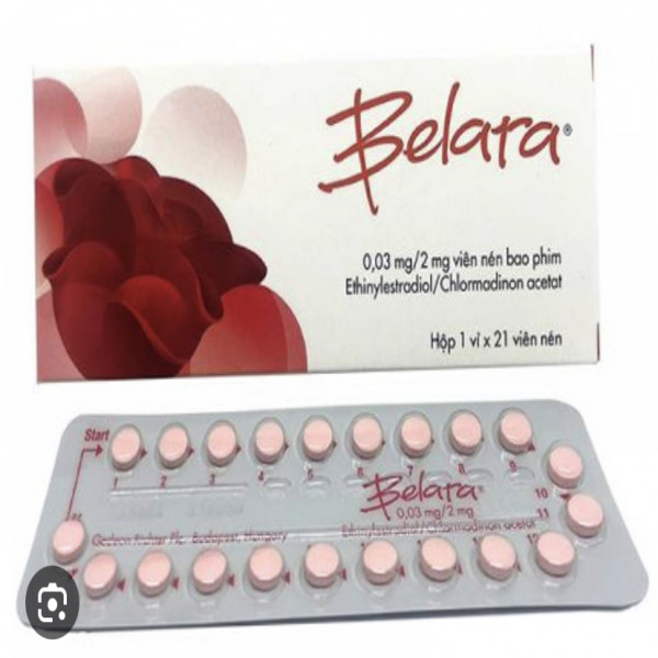 Belara Thuốc Tránh Thai (H1 Vỉ X 21V)
