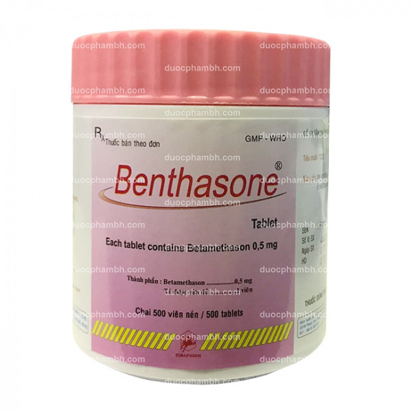 Benthasone 0,5Mg (Betamethason 0,5mg) _Đồng Nai (C500V Nén)