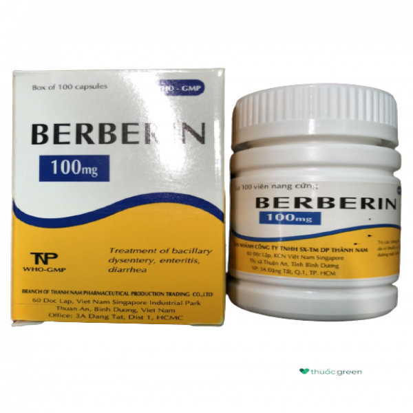 Berberin 100Mg Thành Nam (L100V)