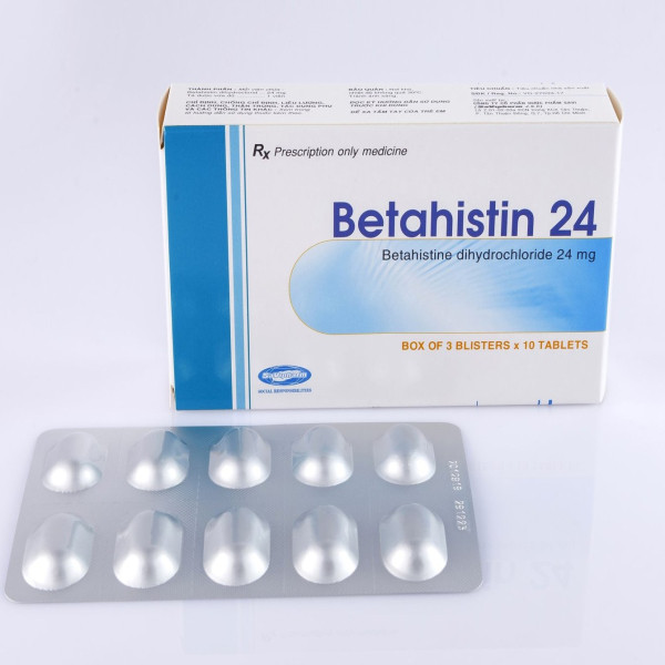 Betahistin 24Mg _Savi (Hộp3 Vỉ X 10V)