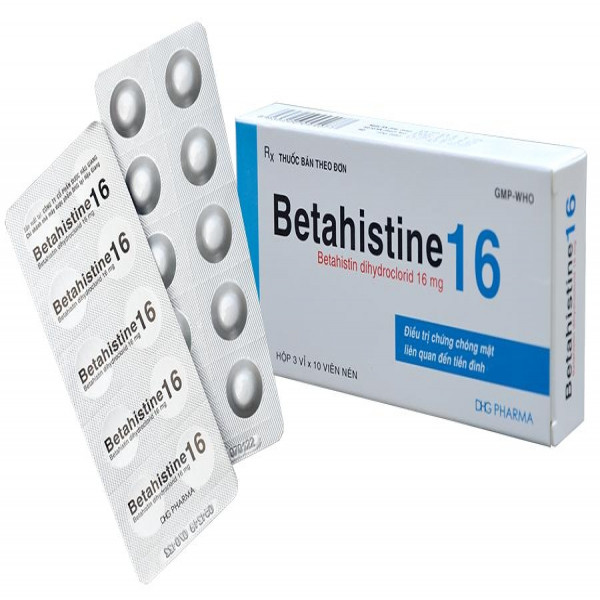 Betahistine 16Mg Hậu Giang (H30V)