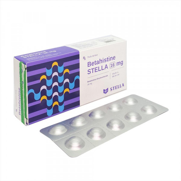 Betahistine 16Mg Stella (Hộp 5 Vỉ X 10 Viên)