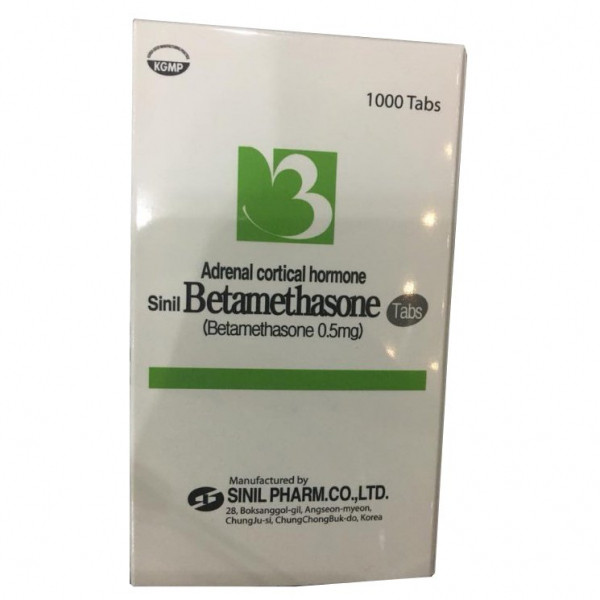 Bethamethasone 0,5Mg _Hàn Quốc (Lọ1000Viên) Nén