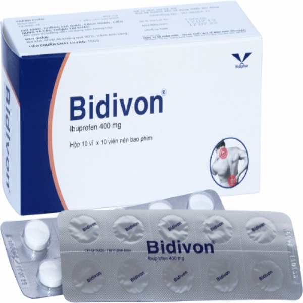 Bidivon Ibuprofen 400Mg Bidiphar (H100V)