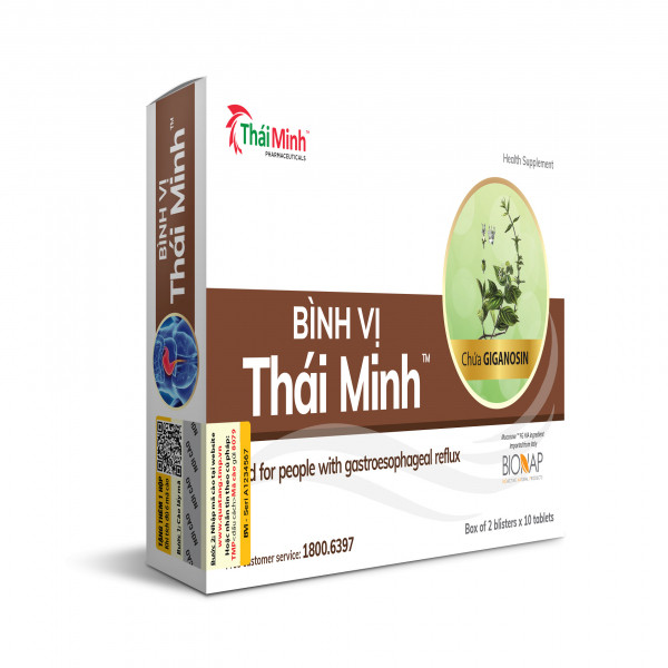 Bình Vị Thái Minh (Hộp 2 Vỉ X 10 Viên)