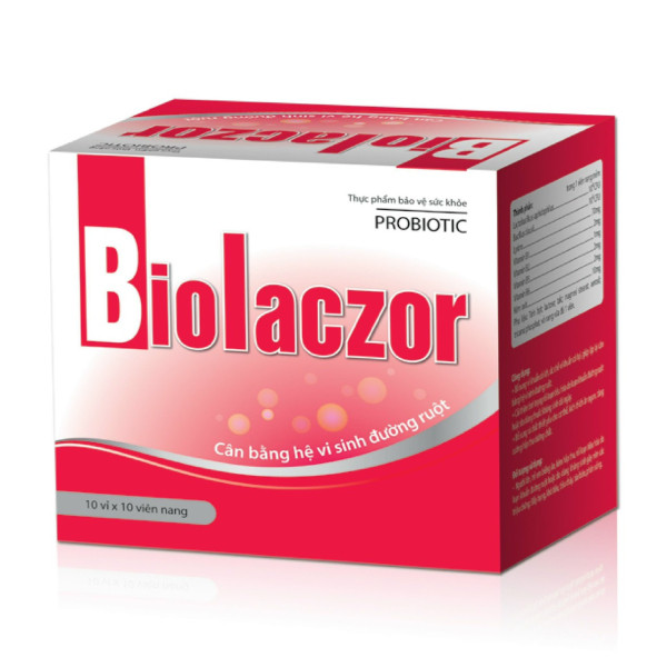 Men Viên Biolaczor Men _ Đỏ , Akophar (H100V) K100H