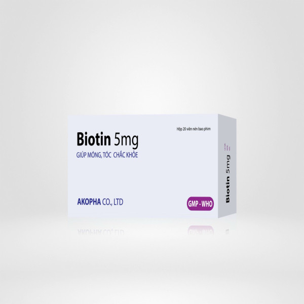 Biotin 5 Mg trắng _ Akopha (H/20V) rẻ