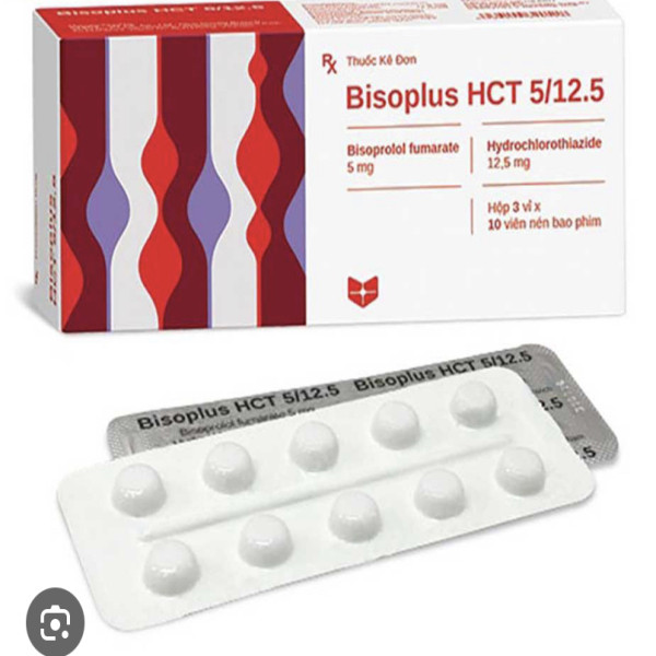 Bisoplus Hct 512.5Mg Stella (Hộp 3 Vỉ X 10 Viên)