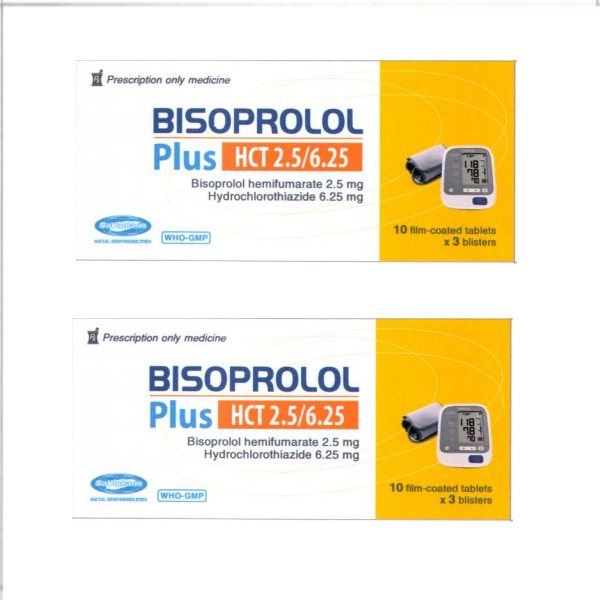 Bisoprolol Plus Hct 2.56.25 Savipharm (H30V)