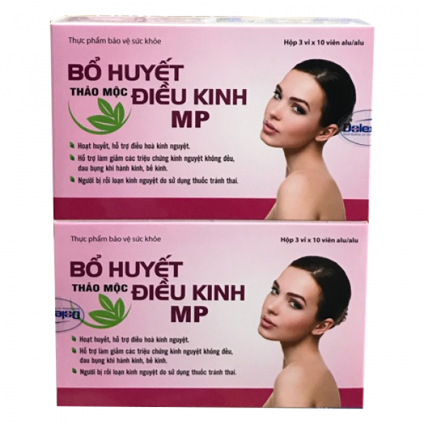 Bổ Huyết Điều Kinh Mp (H3Vỉ X 10V) Hồng