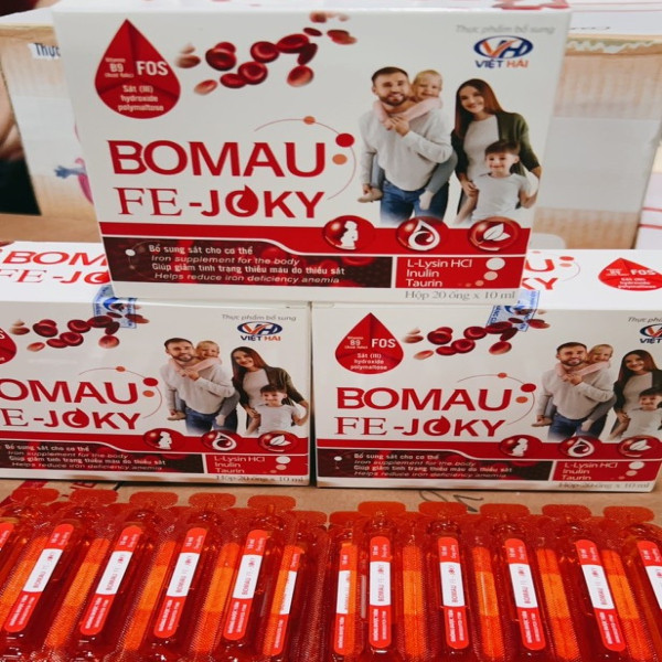Bổ Máu Fe Joky _Yn (Hộp20 Ống X 10Ml) Trắng