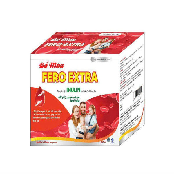 Bổ Máu Fero Extra _ Gia Đình Zena (H100 Viên)