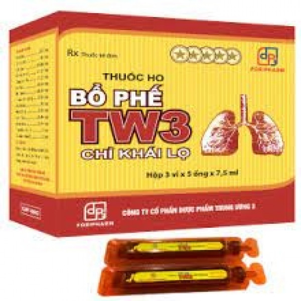 Bổ Phế Ống Tw3 (Hộp 3 Vỉ X 5 Ống)