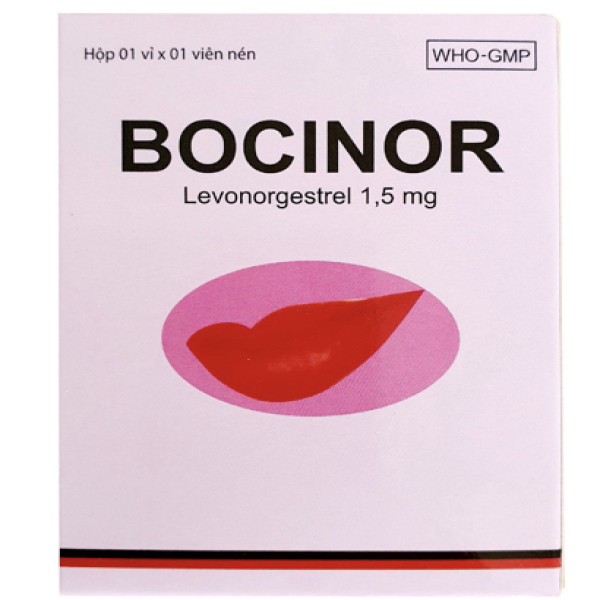 Bocinor (Levonorgestrel 1,5Mg) Tránh Thai 72H _Ba Đình (H1 Viên) bán lốc 10