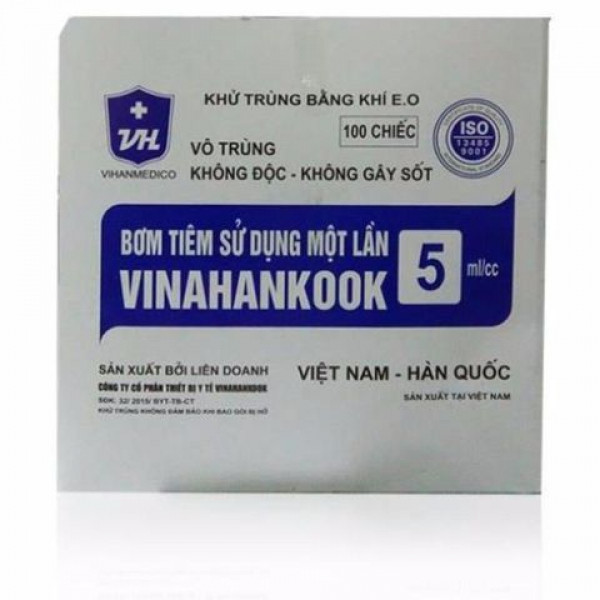 Bơm Tiêm 5Cc Vinahankook (H/100C)