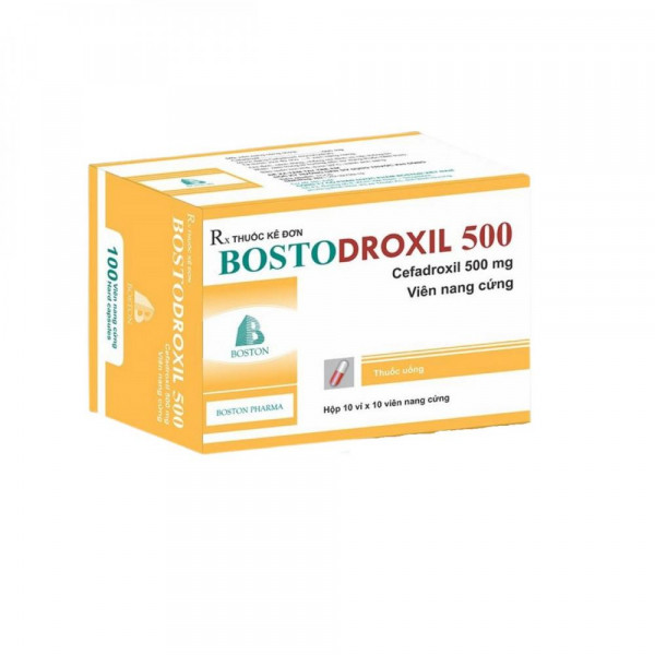 Bostodroxil Cefadroxil 500Mg (H100V) Vỉ Bạc