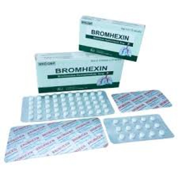 Bromhexin 8Mg _Khánh Hòa (Hộp3 Vỉ X 15 Viên)