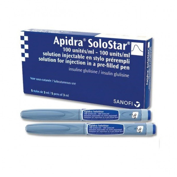 Bút Tiểu Đường Apidra Solostar 100IuMl _Sanofi (H1 Bút)