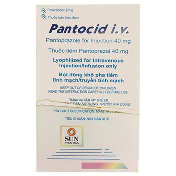 Pantocid I.v Pantoprazole 40Mg Sunpharma Tiêm