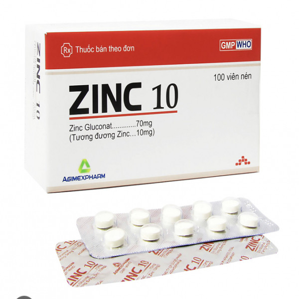 Zinc 10 Kẽm Viên _ Agimexpharm (H/100V)