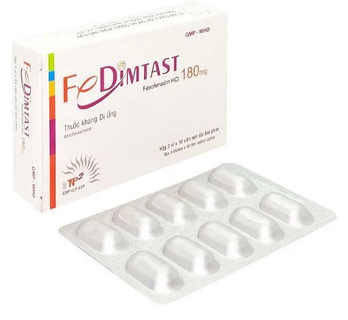 Fedimtast 180mg (fexofenadin 180mg) H30viên Bình Dương