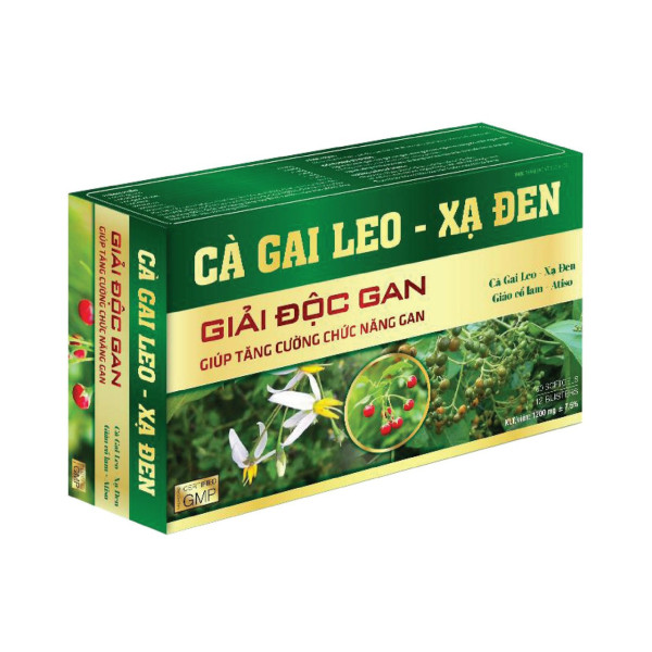 Bổ gan Cà Gai Leo Xạ Đen Xanh Rẻ _Akophap (H60V) K120H