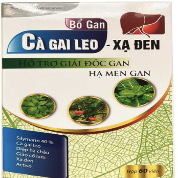 Bổ Gan Cà Gai Leo Xạ Đen _Hải Linh (H6 Vỉ X 10V)
