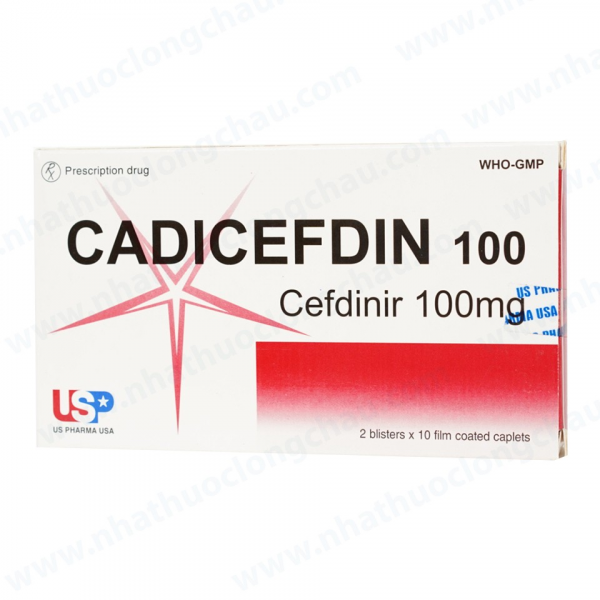 Cadicefdin 100 Cefdinir 100Mg Usp (H20V)