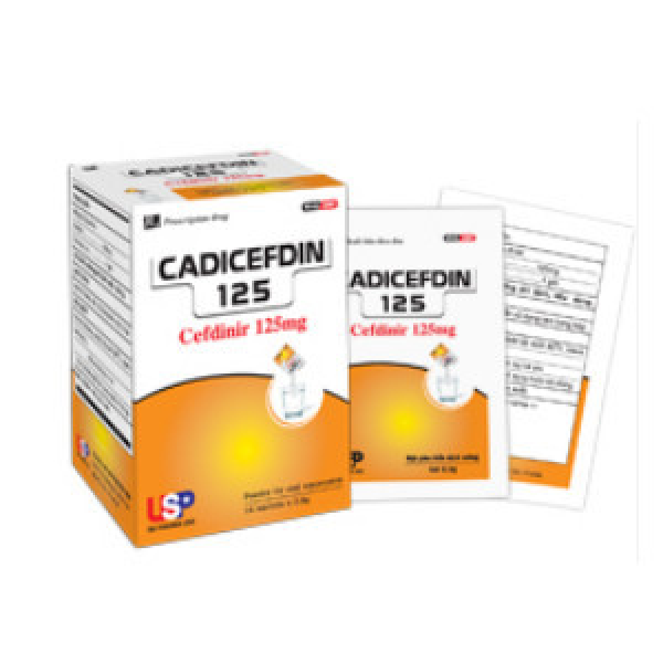 Cadicefdin Cefdinir 125Mg Usp Pharma (H10G2.5Gr)