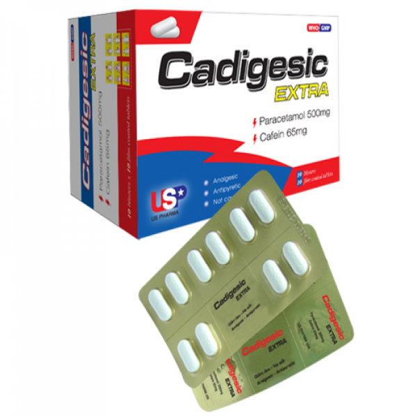 Cadigesic Extra (Para 500Mg + Cafein 65Mg) _Usp (H100V)