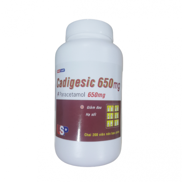 Cadigesic Paracetmol 650Mg Usp (C200V)