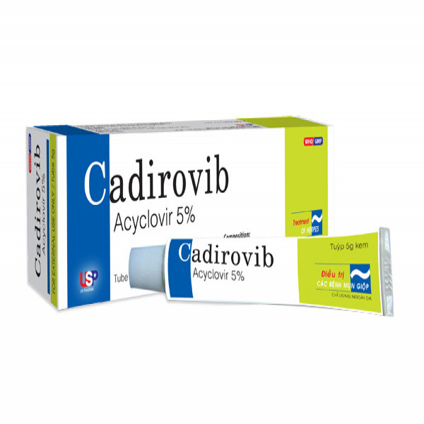 Cadirovib Cream 5% Usp (Lốc10T5Gr)