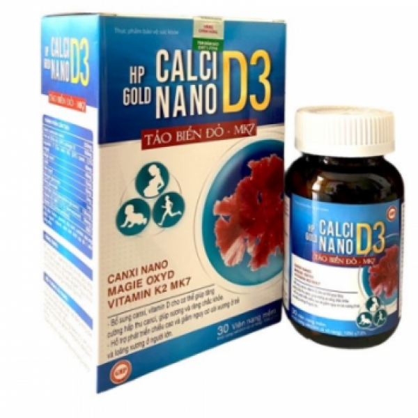 Calci Nano D3 Tảo Biển Đỏ Hpgold (L30V)