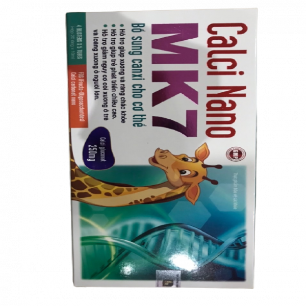 Calci Nano Mk7 Gluconat 250Mg _Oly (H20Ống10Ml)
