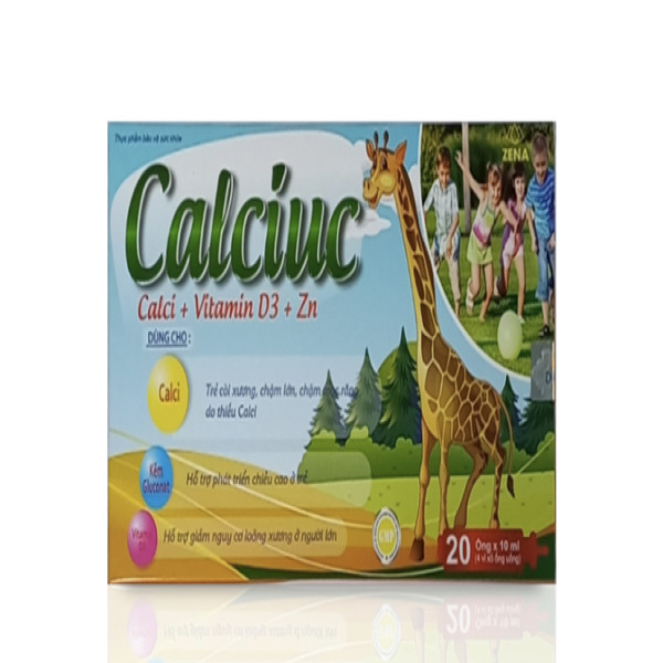 Calciuc Canxi Ống Trẻ Em _Zena (H20 Ống)