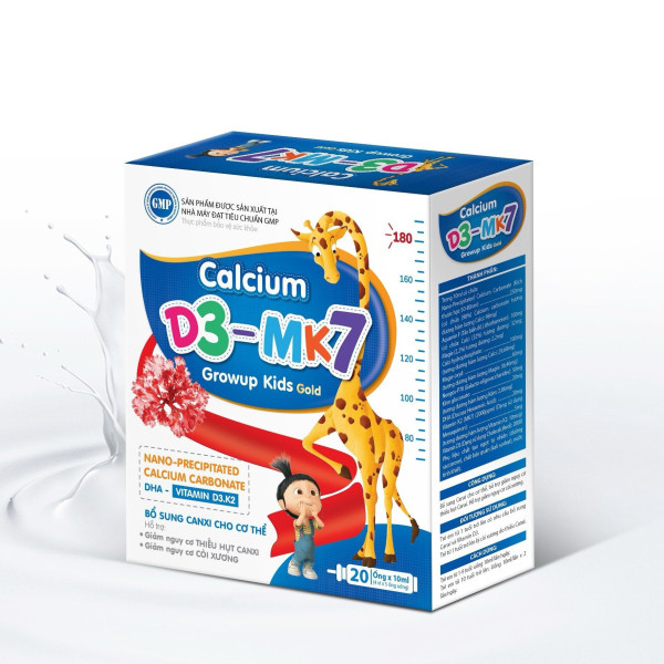 Calcium D3 Mk7 Hươu, Bé _Hà Nội (H20 Ống) K50