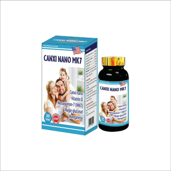 Canxi Nano Mk7 _Mc (Lọ30V) Xanh, Gia Đình