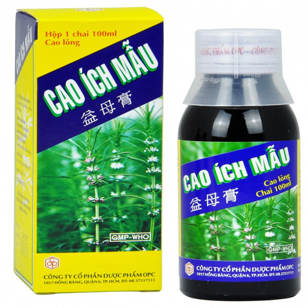 Cao Ích Mẫu Siro Đại Y (C160Ml ) Có Vỏ