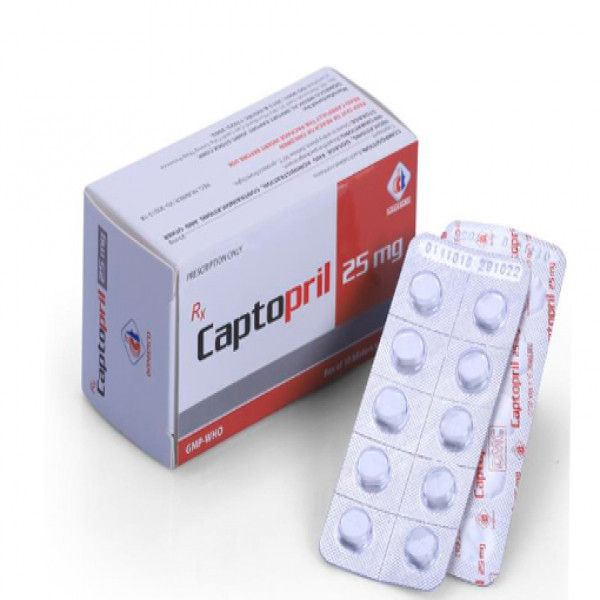 Captopril 25Mg Domesco (H100V)