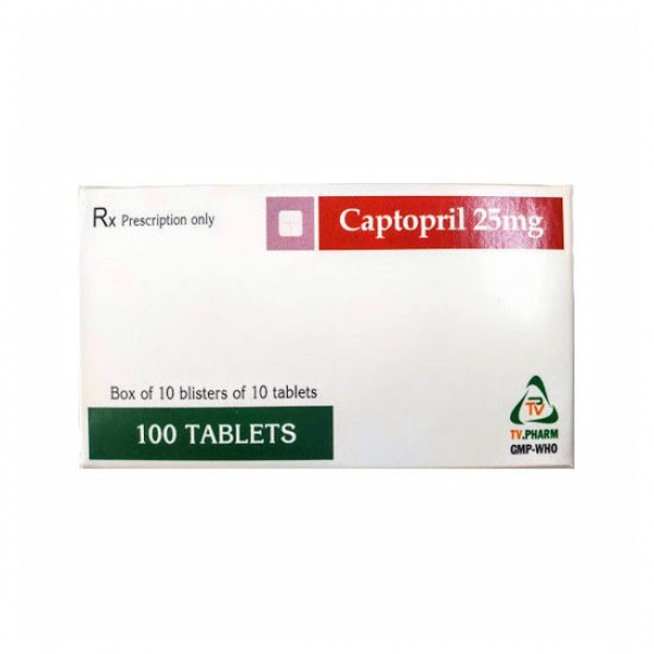 Captopril 25Mg Tv.pharm (H100V)