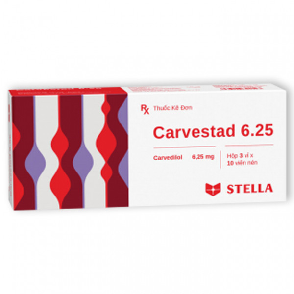 Carvestad Carvedilol 6.25 Stella (H30V)