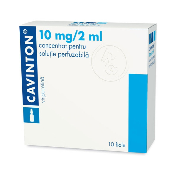 Cavinton Inj 10Mg/2Ml Tiêm _Gedeon Richter (H/10 Ống/2Ml)