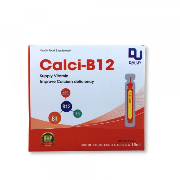 Calci B12 Nhựa _Đại Uy (H/20Ố/10Ml)