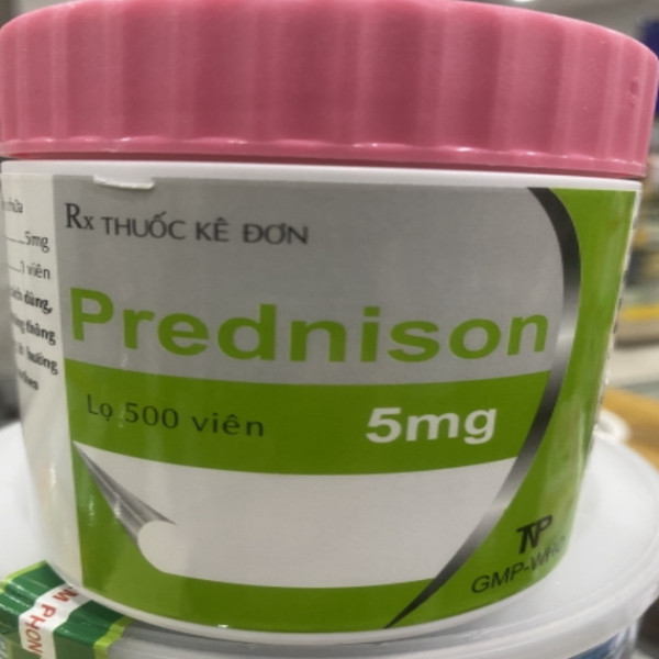 Prednisolon 5Mg Ngọt _Thành Nam (Lọ/500 Viên) Nén