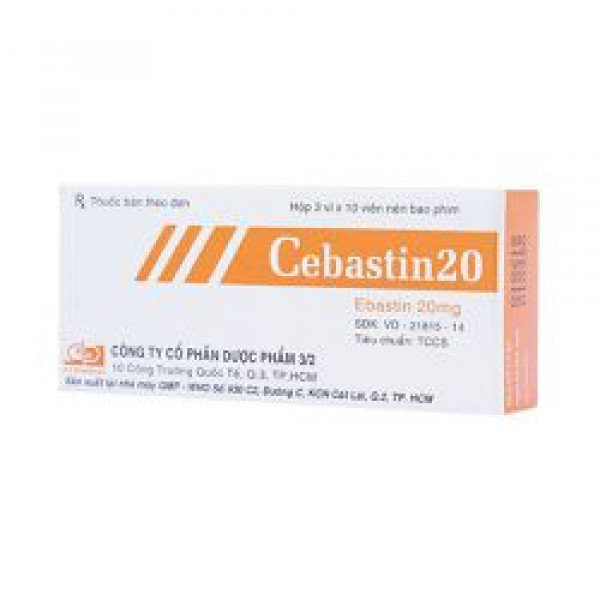 Cebastin 20 (Ebastin 20Mg) _Dp 32 Pharma (H30V)
