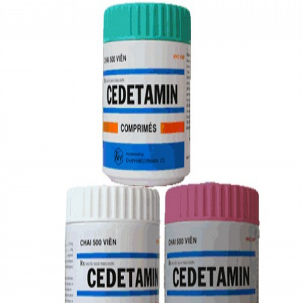 Cedetamin Khapharco (L500V) - Nhiều Màu