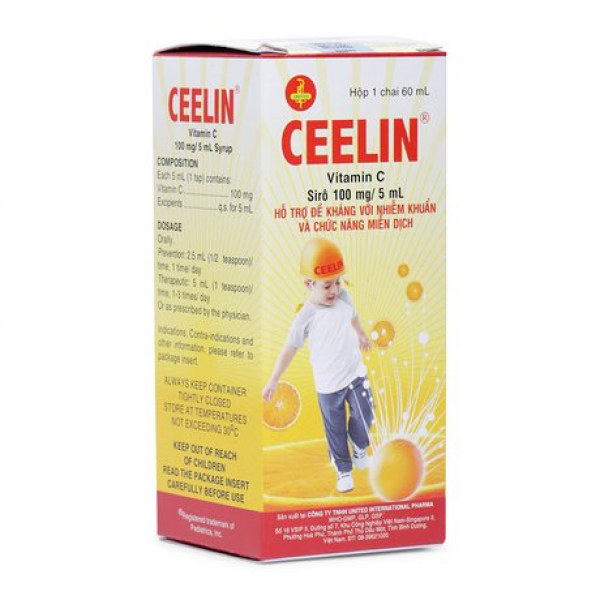 Ceelin Bé Vitamin C 100Mg5Ml United (C60Ml)