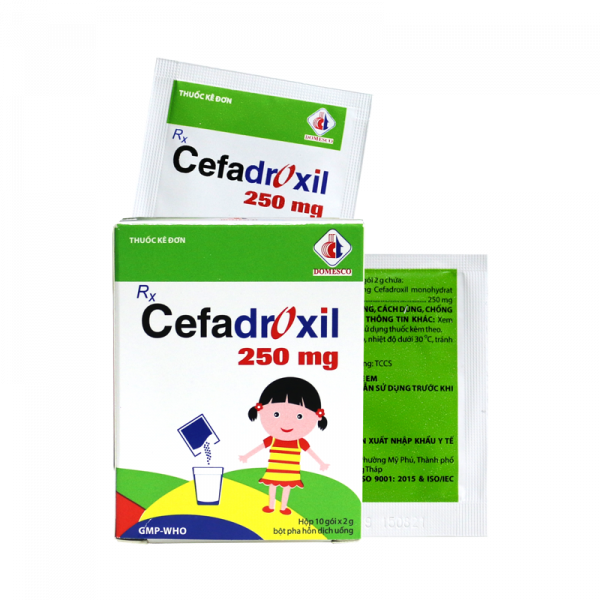 Cefadroxil 250Mg _Domesco (H10Gói2Gr) Gói