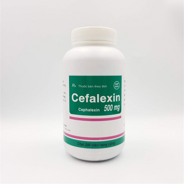 Cefalexin 500Mg Trà Vinh (L200V)